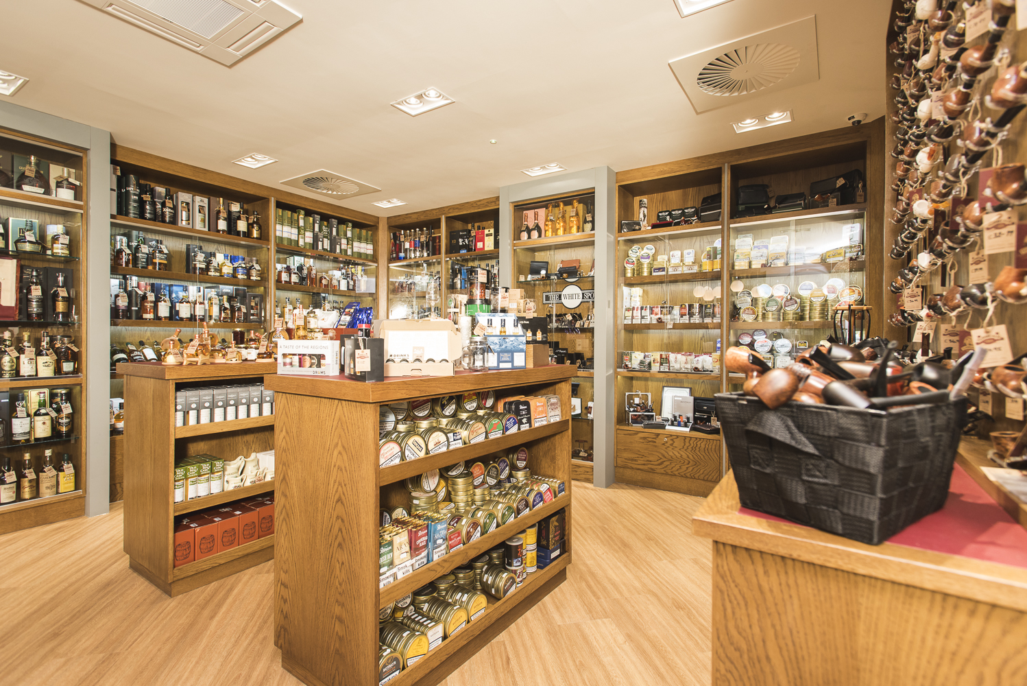 Whisky, smoking pipes and tobacco in our Liverpool Shop