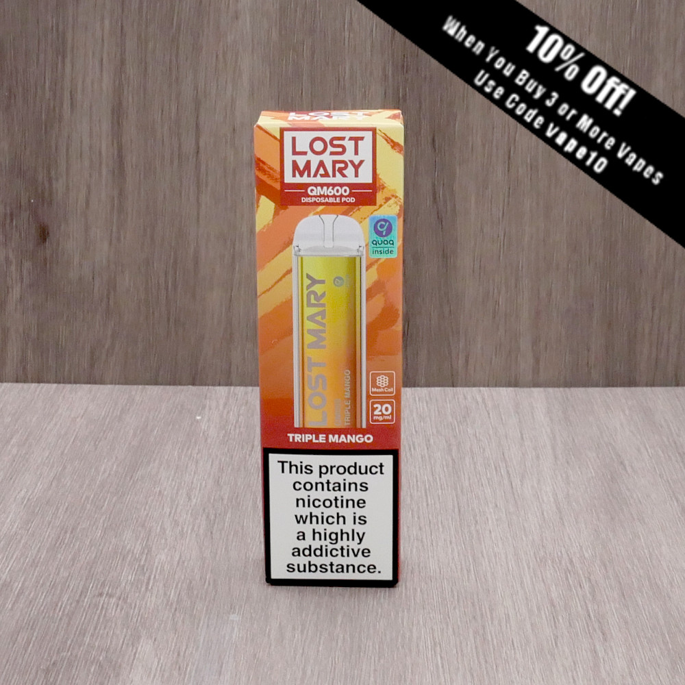 Lost Mary Qm Disposable Vape Bar Triple Mango