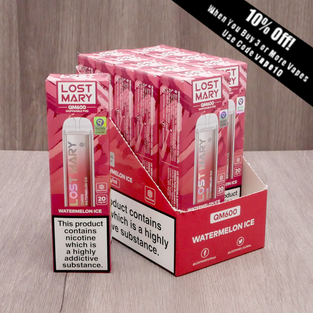 Lost Mary Qm Disposable Vape Bar Watermelon Ice Pack