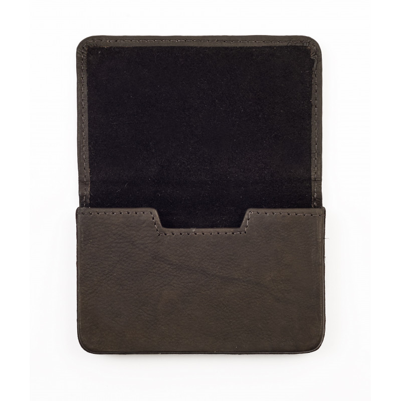 Zippo - Leather Business Card Holder - Mocha