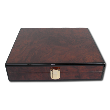 Daniel Marshall Burl Travel Humidor – 15 cigar capacity