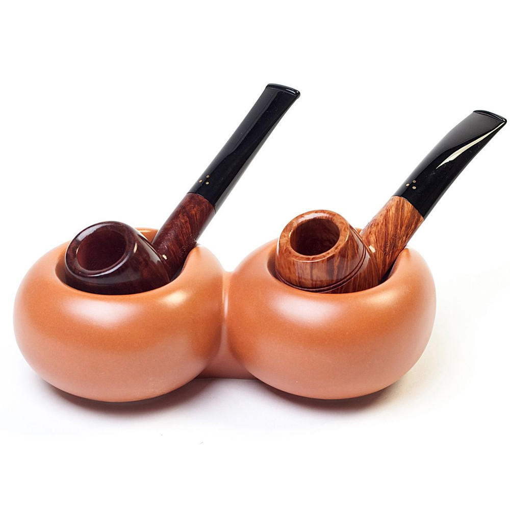 Savinelli Goccia 2 Pipe Stand Biscuit