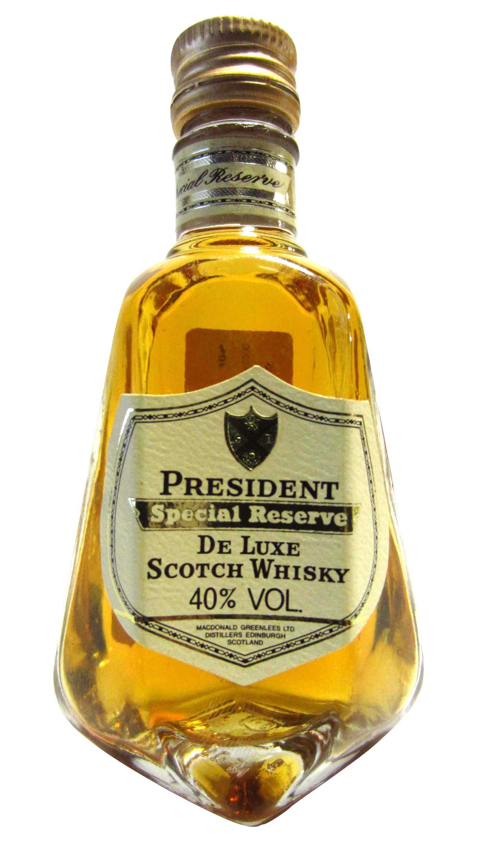 President Special Reserve Whisky Miniature - 40% 5cl