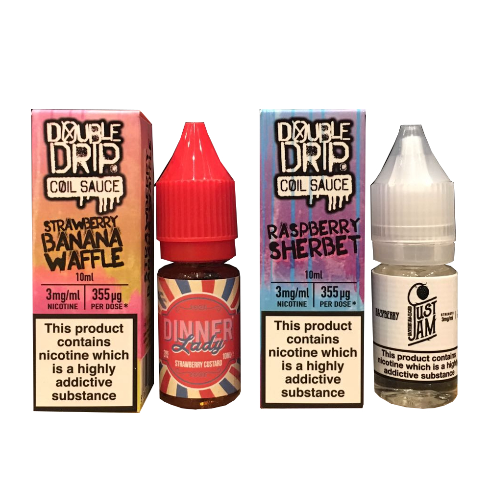 So Sweet Vape E Liquid Sampler X Mg Ml Bottles