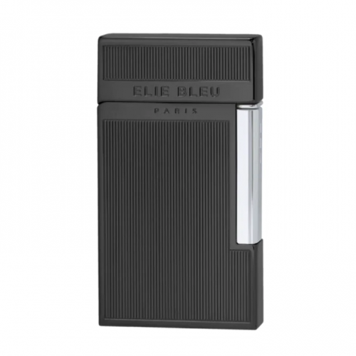 Elie Bleu Diamond Jet Flame Pocket Lighter - Black