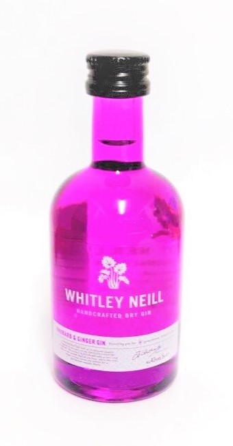 Whitley Neill Rhubarb & Ginger Gin Miniature - 5cl 43%